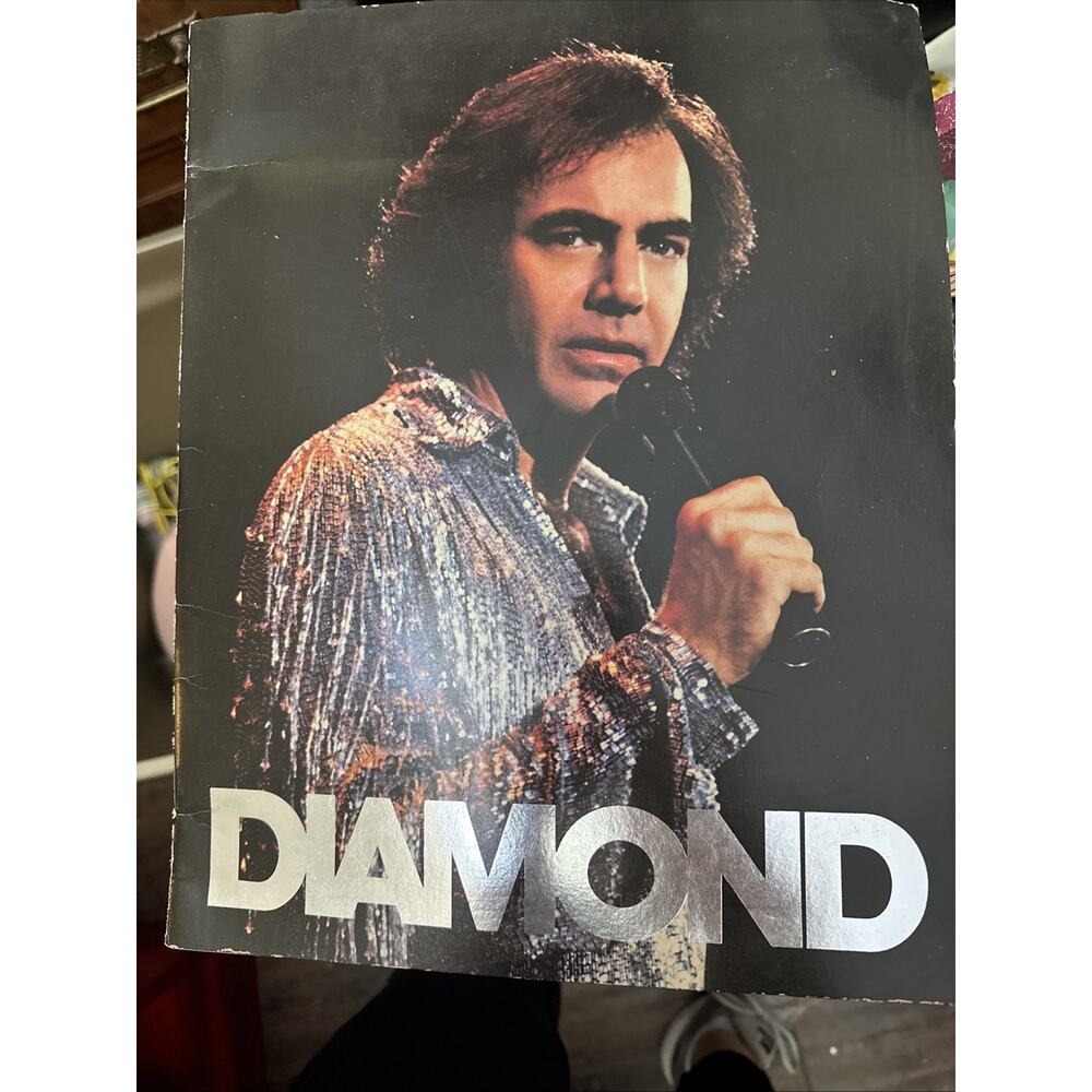 1984 Neil Diamond Primitive‎ Tour Concert Program Book Box 77
